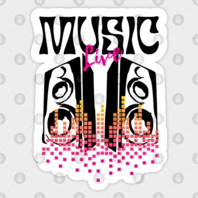 live music Sticker by soft and timeless